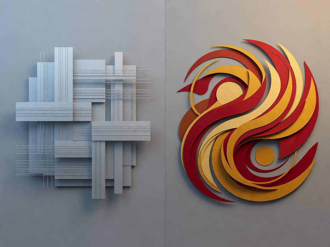 Abstract side-by-side comparison of Japanese and Italian debt papers