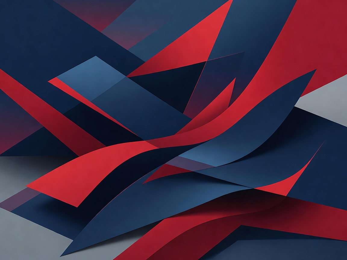 Abstract blue and red government bond documents